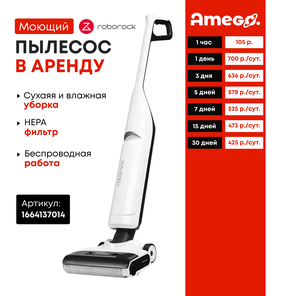 Вертикальный моющий пылесос Roborock Flexi Lite